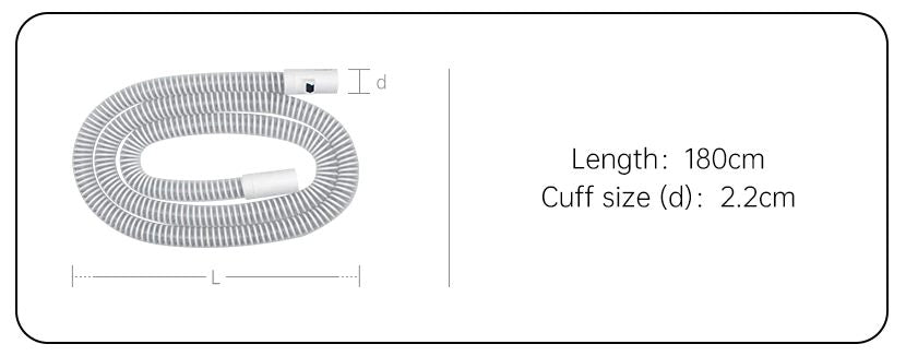 CPAP Standard Tubing 1.8m