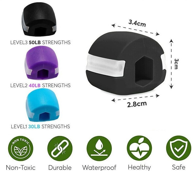 Standard Jaw Exerciser and Toner. Increase jaw strength and muscle tone. Varying bite forces.