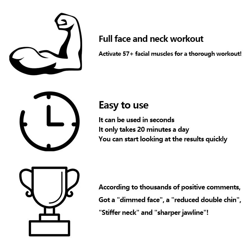 Standard Jaw Exerciser and Toner. Increase jaw strength and muscle tone. Varying bite forces.