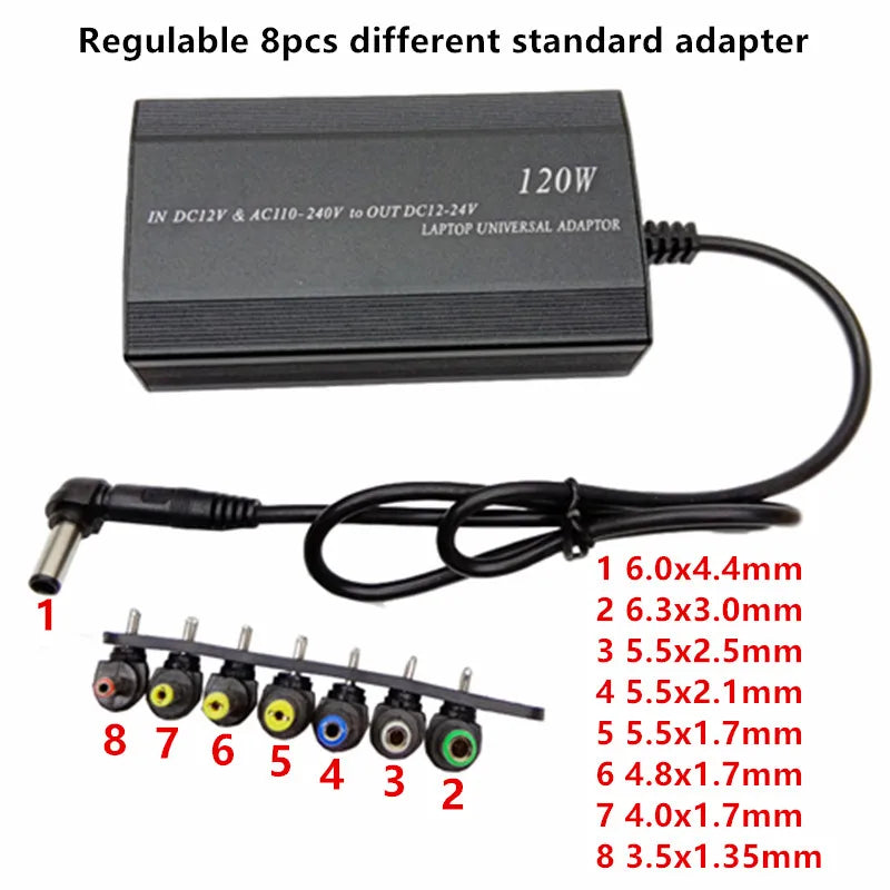 DC Adapter for CPAPS: Mains, battery or vehicle lighter input.