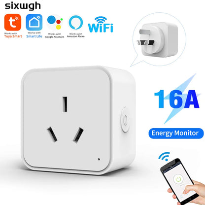 Wifi Smart Plug. Works with Alexa, Google Assistant