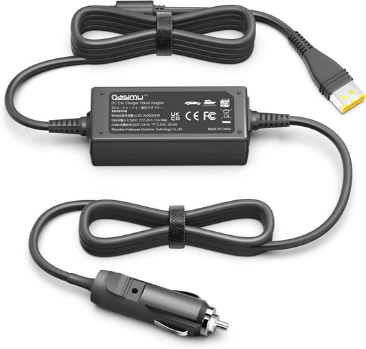 A cigarette lighter adapter with a 12V/24V label, including a power plug and cables, primarily black in color for Resmed Air Mini and Airsense 11