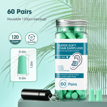 Ear plugs 60 pack