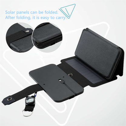 10W Folding Solar Panels. Charge external battery pack