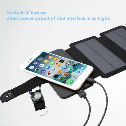 10W Folding Solar Panels. Charge external battery pack