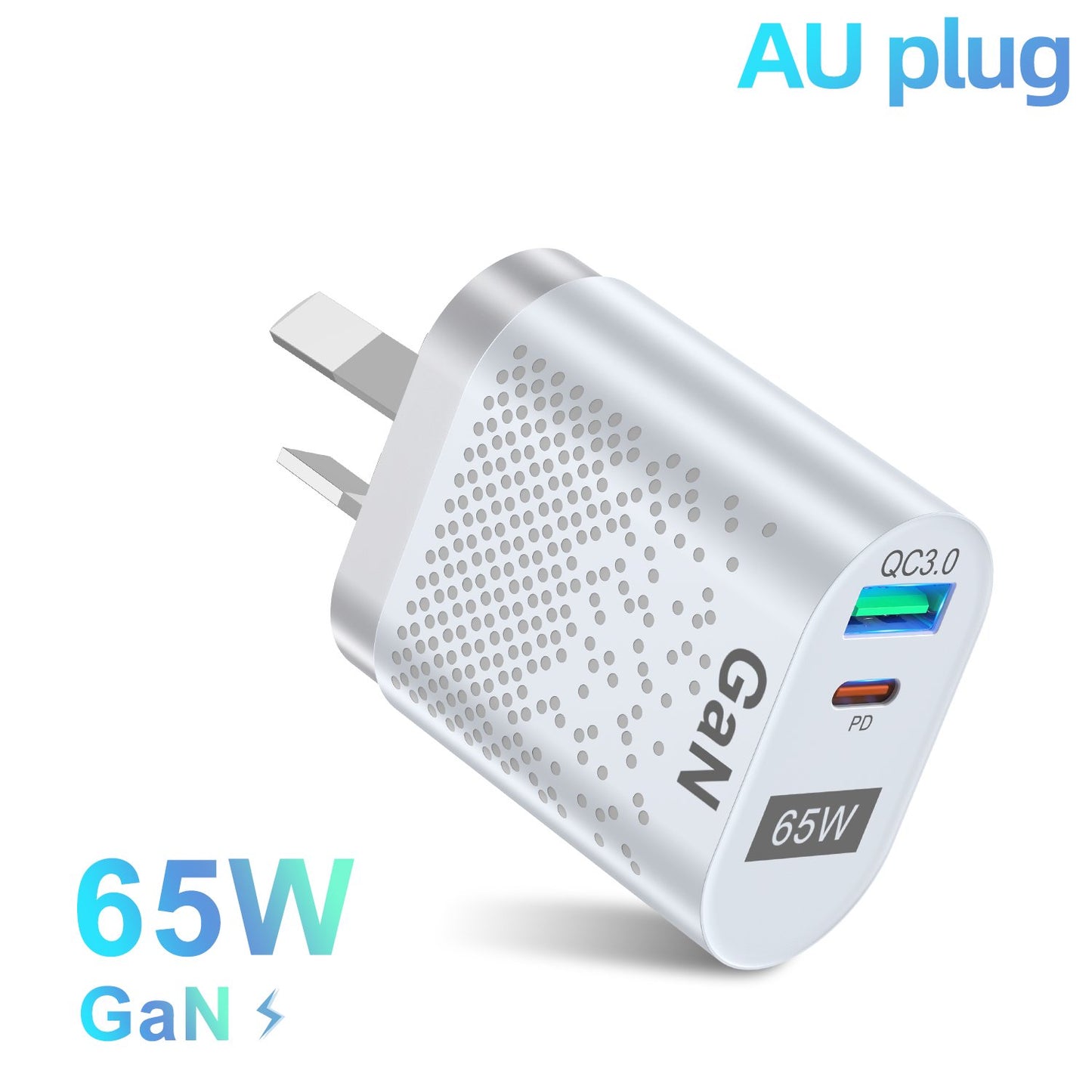 65W GaN USB USBC Fast Charger