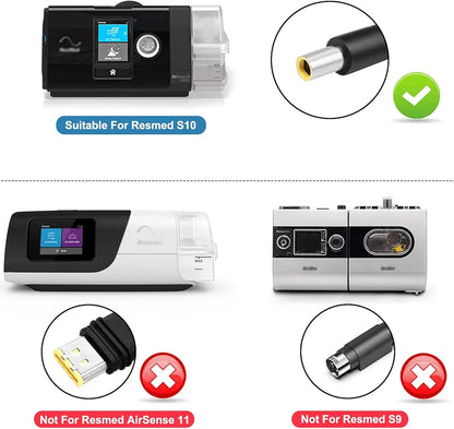 Resmed Airsense 10 Series USBC Adapter for CPAP Travel Battery