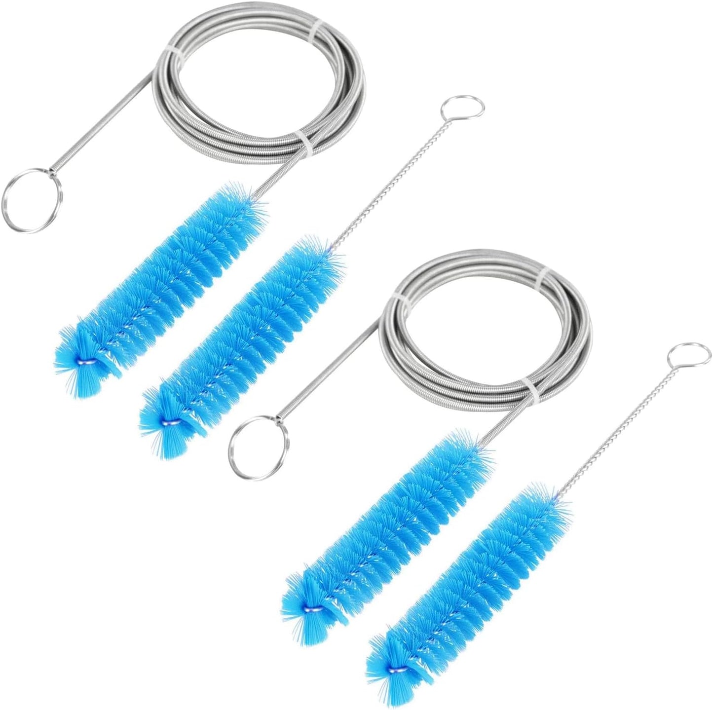 CPAP Tubing Brush Cleaner. 210cm wire brush and short brush.