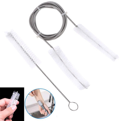 CPAP Tubing Brush Cleaner. 210cm wire brush and short brush.