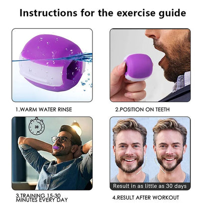 Standard Jaw Exerciser and Toner. Increase jaw strength and muscle ton Sleepco