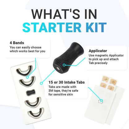 Sleepco Nasal Dilator Starter Kit. 4 Sizes. Improve airflow, reduce congestion - 30 day pack