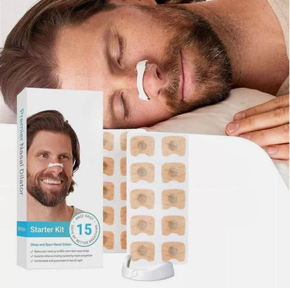 Sleepco Nasal Dilator Starter Kit. 4 Sizes. Improve airflow, reduce congestion - 30 day pack