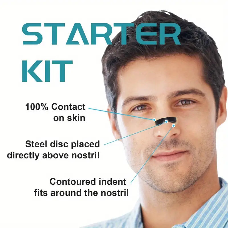 Sleepco Nasal Dilator Starter Kit. 4 Sizes. Improve airflow, reduce congestion - 30 day pack