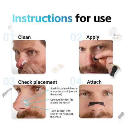 Sleepco Nasal Dilator Starter Kit. 4 Sizes. Improve airflow, reduce congestion - 30 day pack