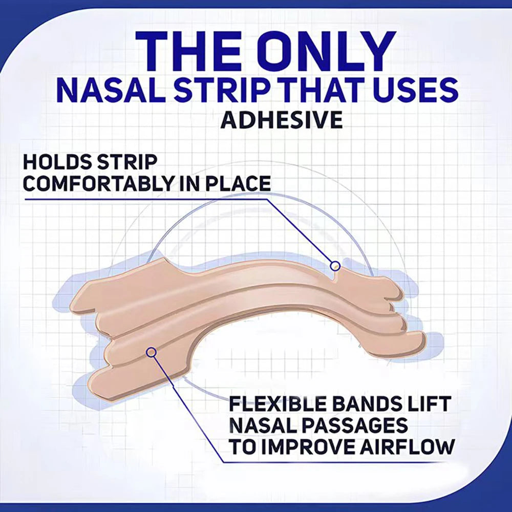 50 Pack Nasal Strips. Improve airflow and nasal congestion.