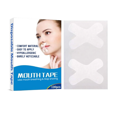 Sleepco Mouth Tape Strips for Snoring & Nasal Mask Use. 120 Pieces