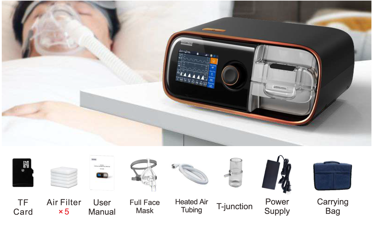 Ventmed DF-25W-HM BiPap Machine with Heated Tubing – Sleepco