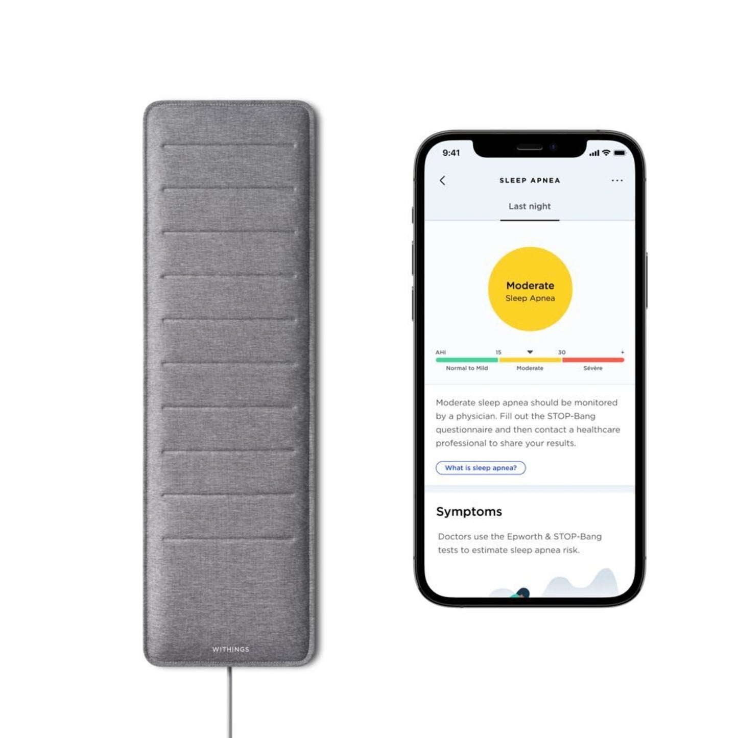 Withings Sleep Analyzer - Under-mattress Sleep Tracker