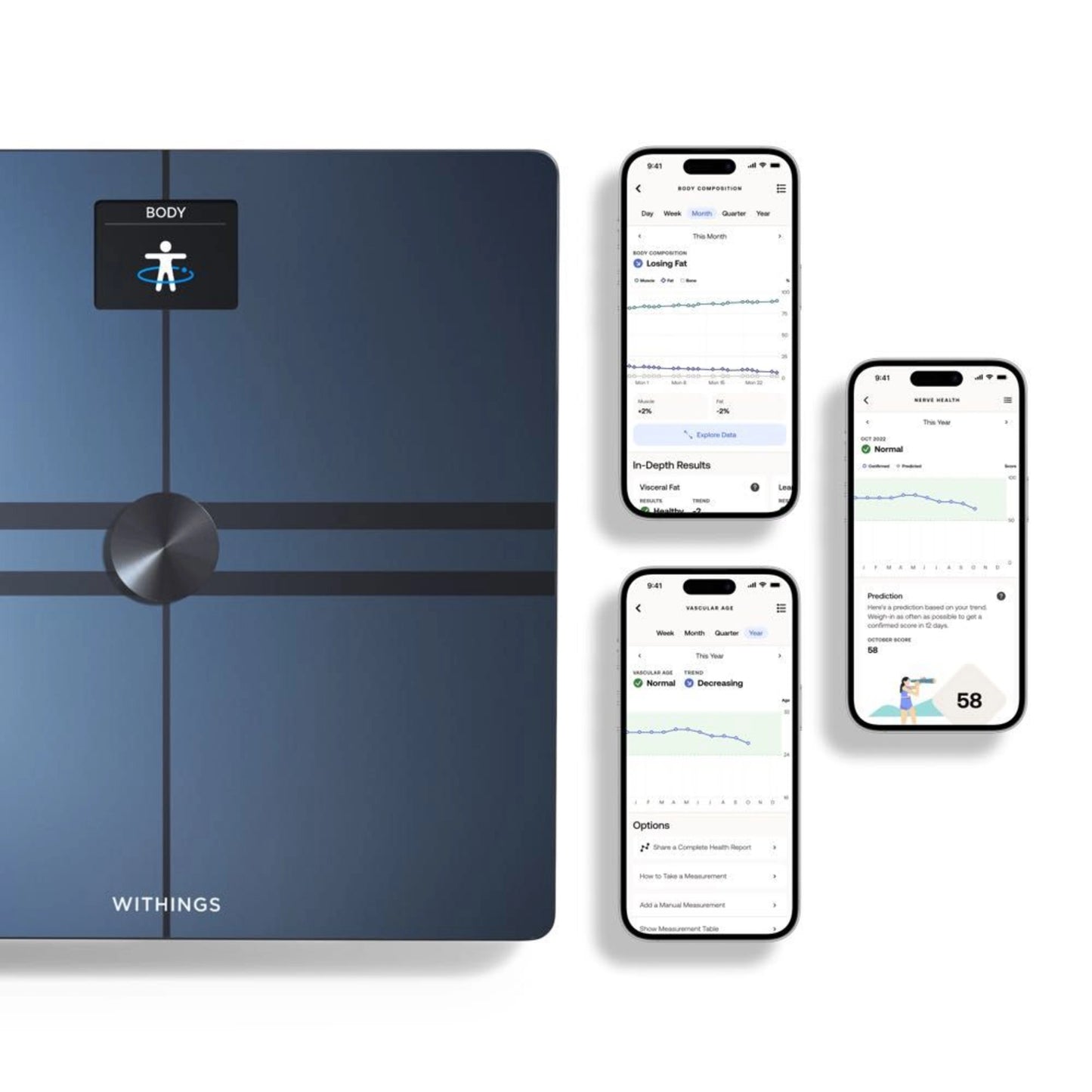 Withings Body Comp Scale - 13 Advanced Metric Smart Scales