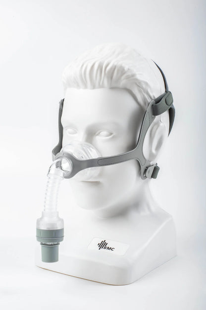 BMC N5AH Nasal Mask. S/M/L Pillows Included. Waterless, Self-Humidifying Mask.