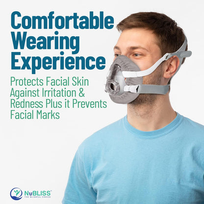 CPAP Mask Liner. Full Face Mask (Small) Cotton Cover