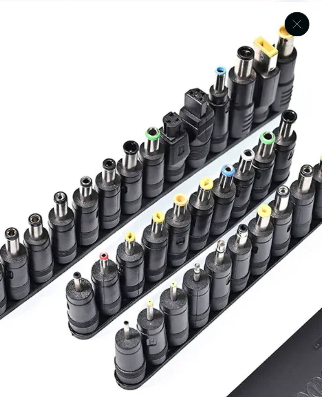 Universal DC Appliance Adapter. For laptops, CPAPs and more. 12V - 24V. 34 pcs