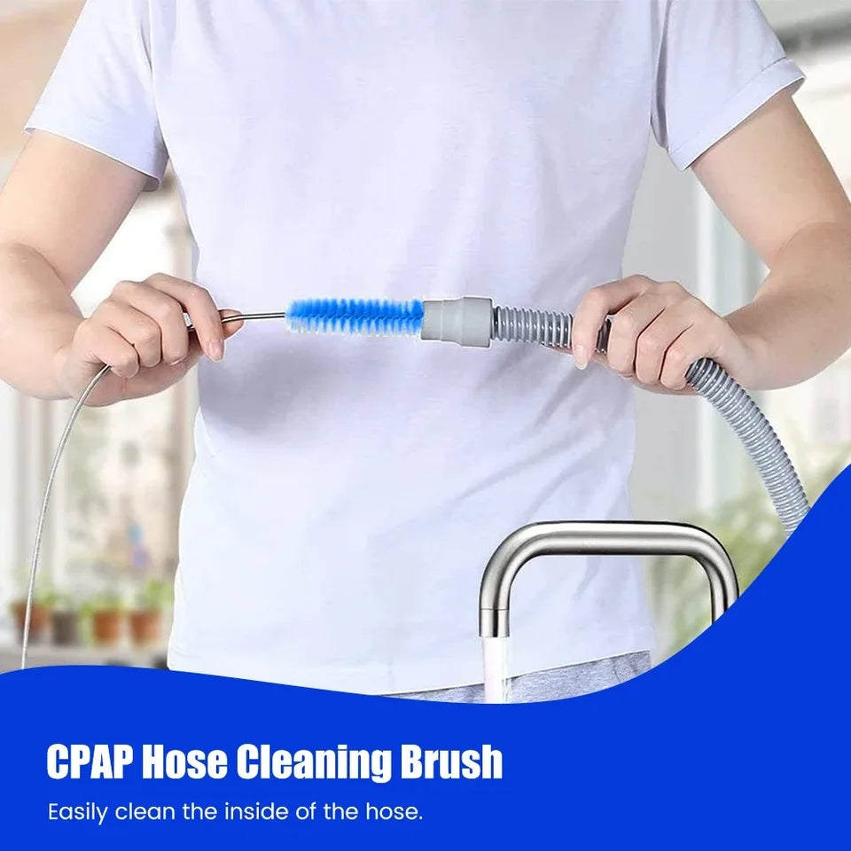 CPAP Tubing Brush Cleaner. 210cm wire brush and short brush.