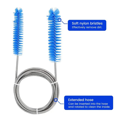 CPAP Tubing Brush Cleaner. 210cm wire brush and short brush.