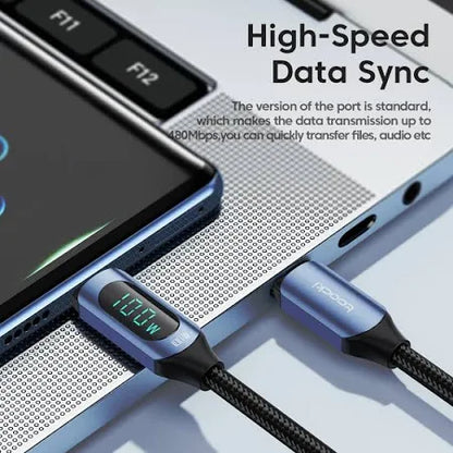 USBC to USBC Data & Display Cable 100W PD Fast Charging